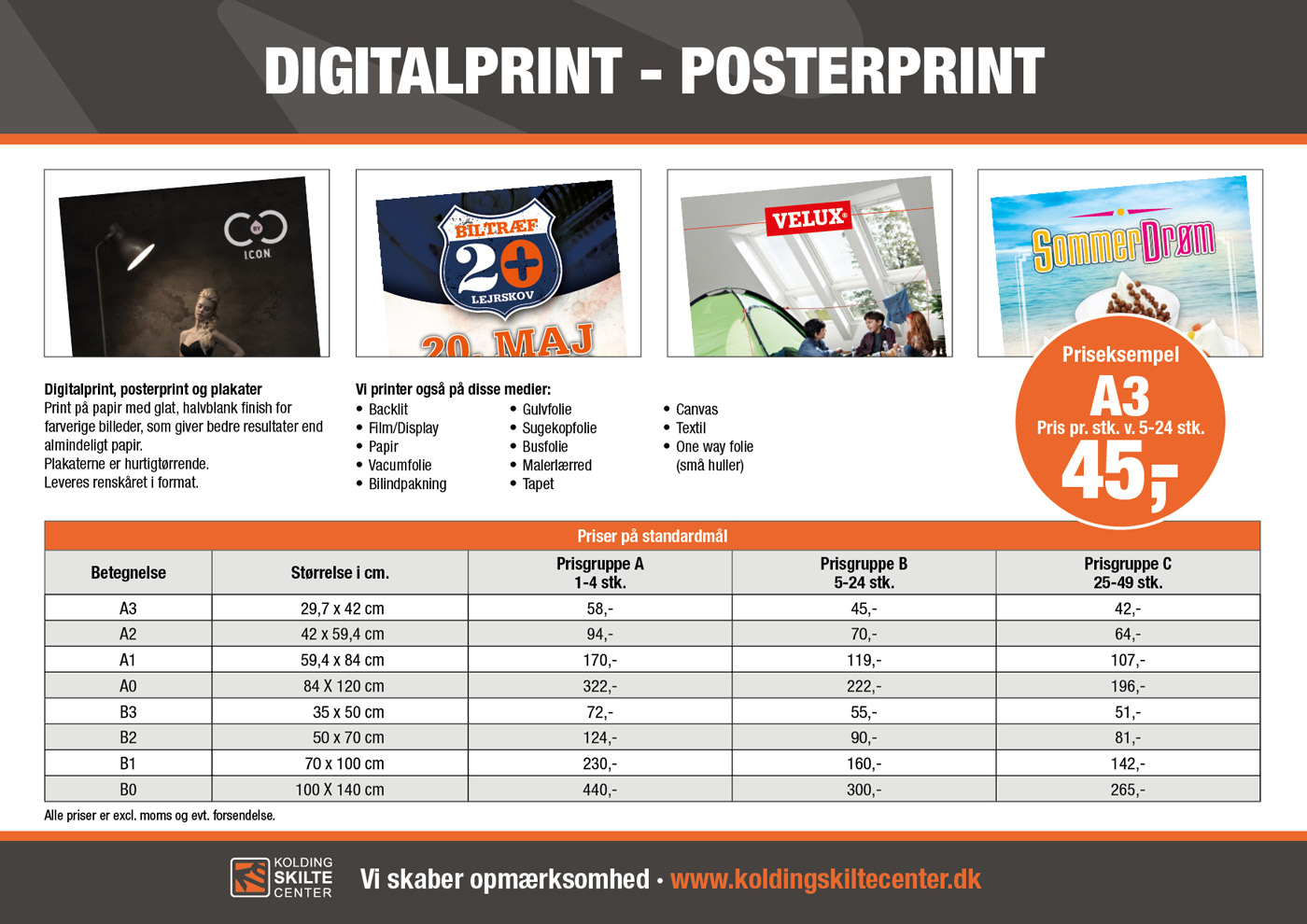 digitalprint og plakatprint